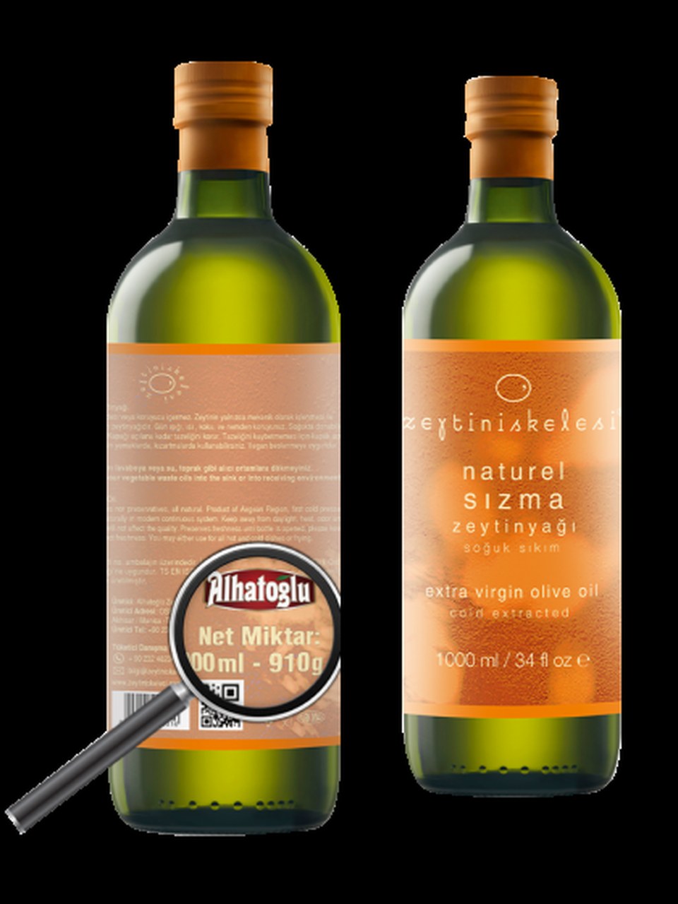Alhatoğlu Zeytinyağları şişe görseli 2