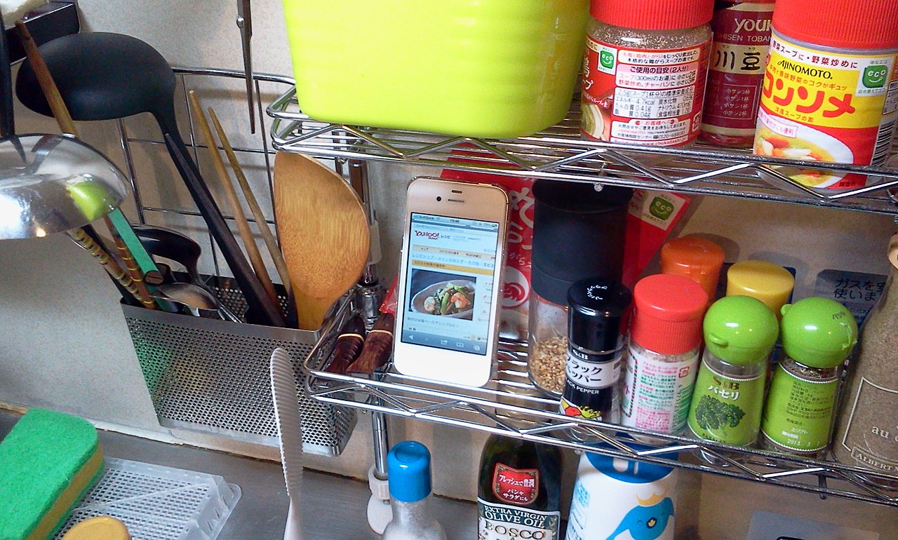 IPhoneでレシピ参照の絵 (6634041721)