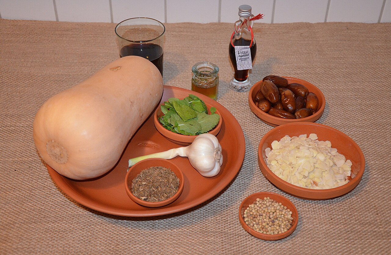 Cucurbitas more Alexandrino (Alexandrine Squash), Apicius, De Re Coquinaria 3,4,3 (23825118696)