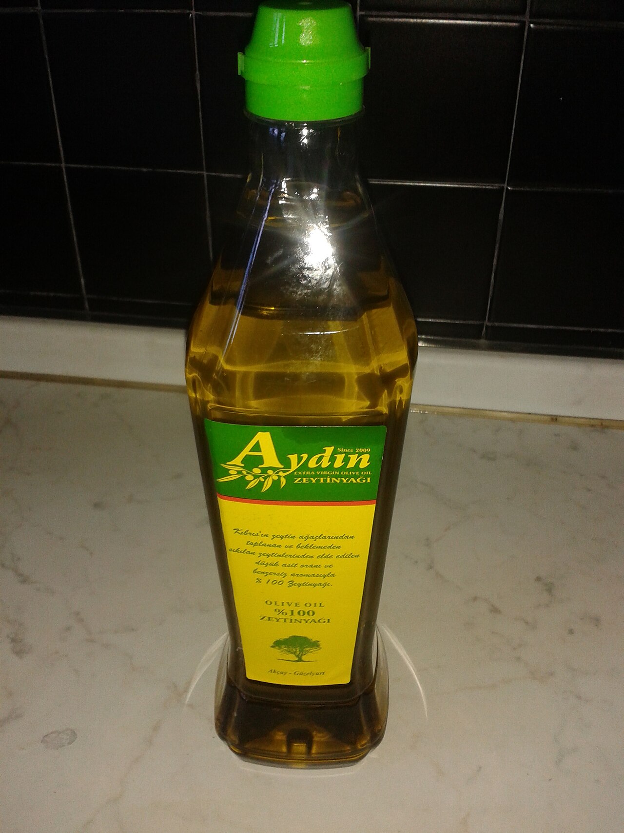 Virgin olive oil from Northern Cyprus
